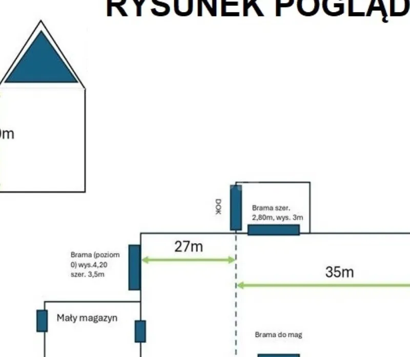 Obiekt magazynowy na  wynajem Kwidzyn - Hala magazynowo produkcyjna do wynajęcia blisko Kwidzyna